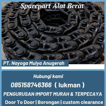 Jasa pengiriman sparepart alat berat import dari india