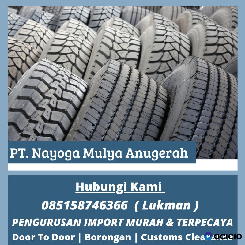 Jasa pengiriman ban import dari india - indonesia