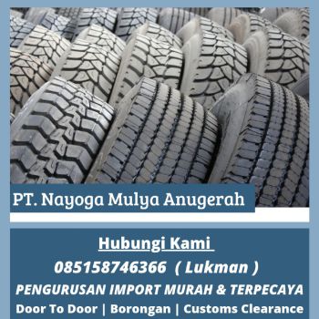 Jasa pengiriman ban import dari india - indonesia