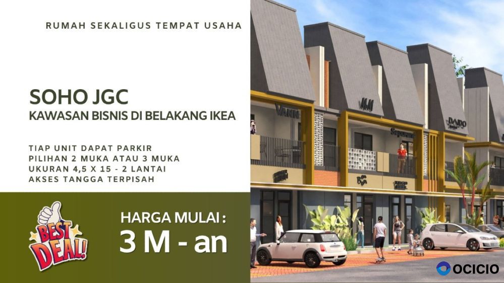 Ruko SOHO JBD Jakarta Garden City