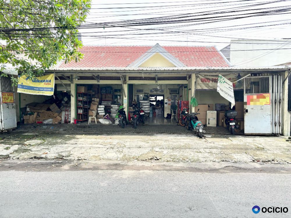 Dijual Tanah Ada Bangunan Toko Raya Pandugo Surabaya Strategis Nol Jalan Raya