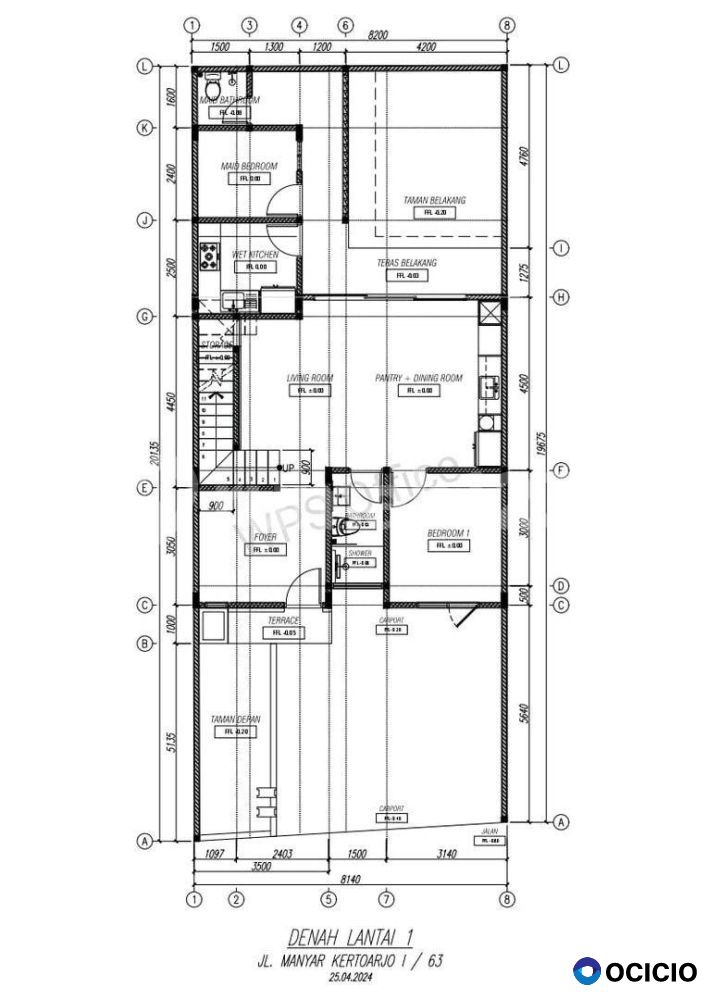 Rumah Modern 2 Lantai di Mulyorejo, Surabaya