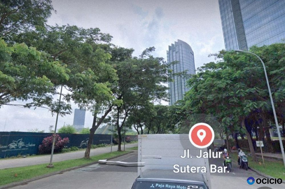 Dijual Kavling Komersial di Jalur Sutera Barat, Alam Sutera, Tangerang