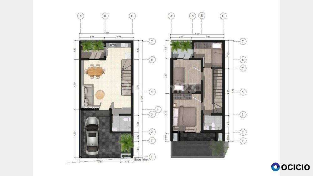 Rumah Modern Minimalis, Bagus & Strategis, Mulyosari, Surabaya