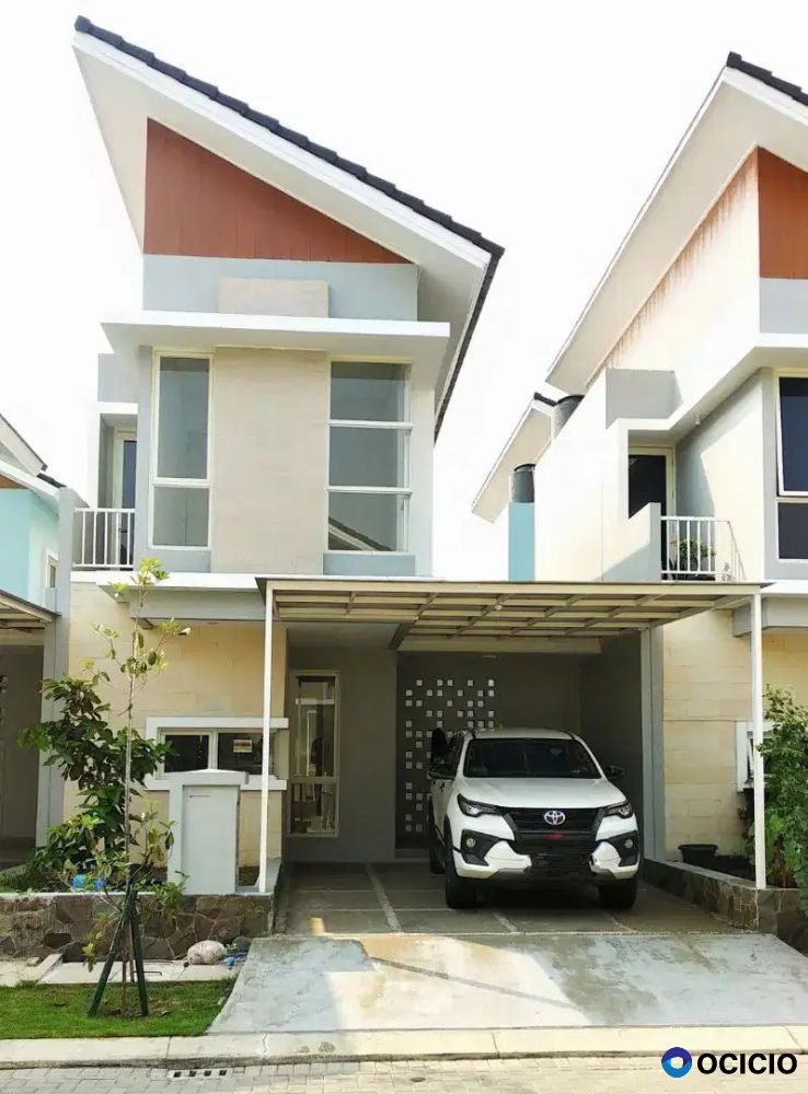 Dijual rumah baru tingkat 975jt di cluster lavesh Harapan Indah