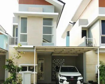 Dijual rumah baru tingkat 975jt di cluster lavesh Harapan Indah