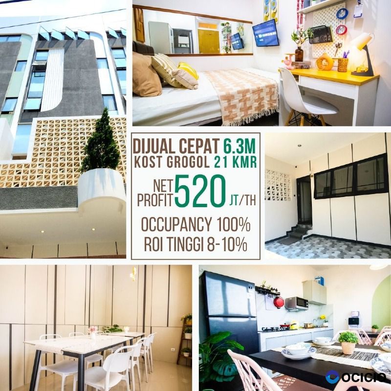 Dijual Rumah Kost di Jl.Muwardi, Grogol, Kec.Grogol Petamburan, Jakarta Barat