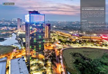 Dijual Office Space di The Prominence Office Tower, Jl. Jalur Sutera Barat