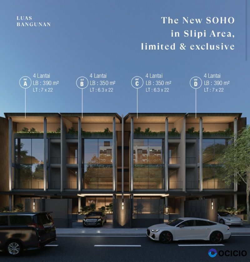 Dijual Kantor di Soho Orchid Slipi Dekat Mall Central Park Jakarta Barat