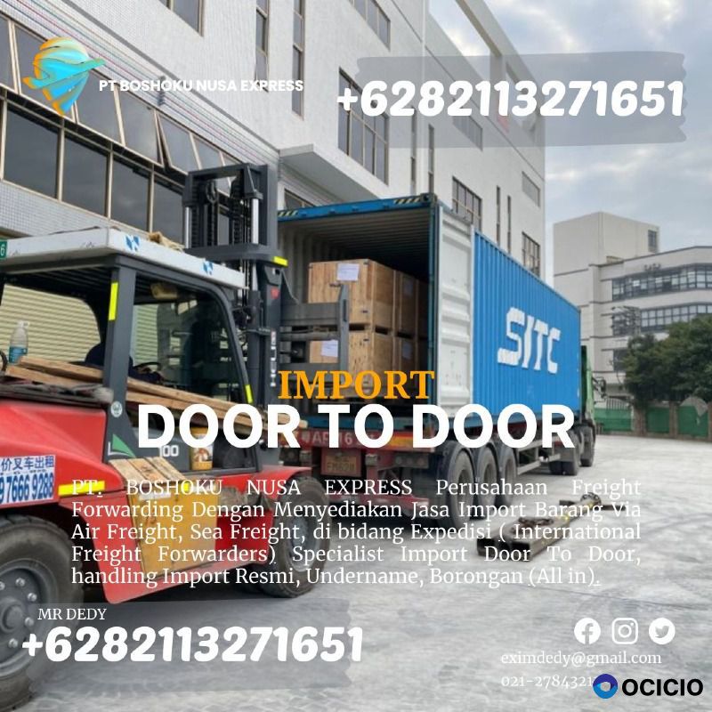 JASA IMPORT MESIN KONTRUKSI TO JAKARTA PALEMBANG 0821-1327-1651