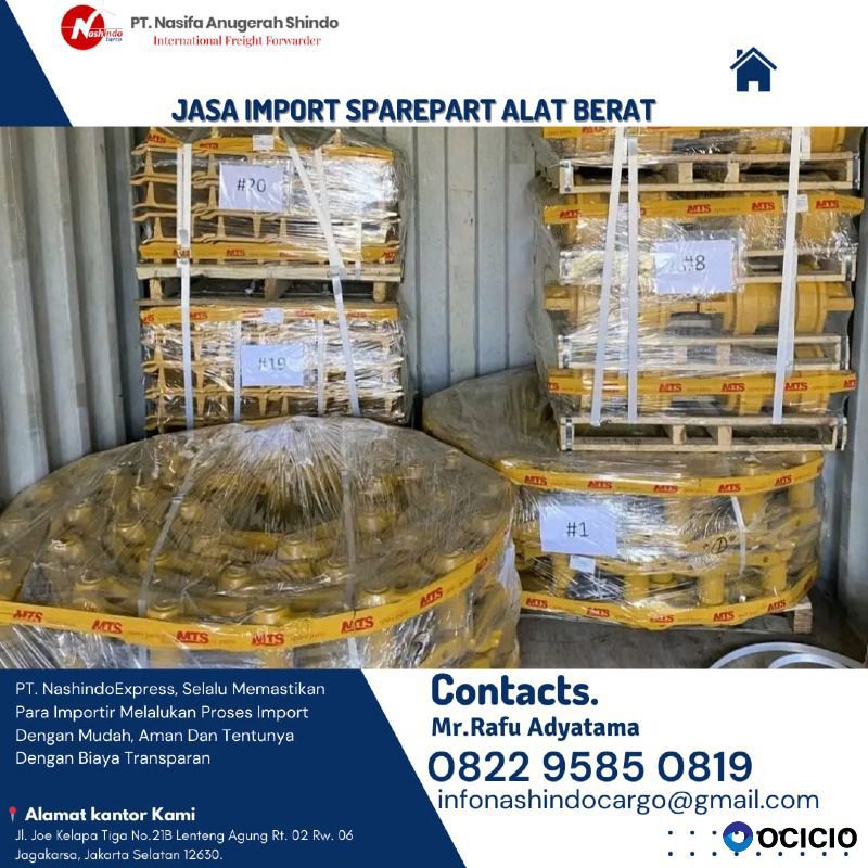 Jasa Import Door To Door Sparepart