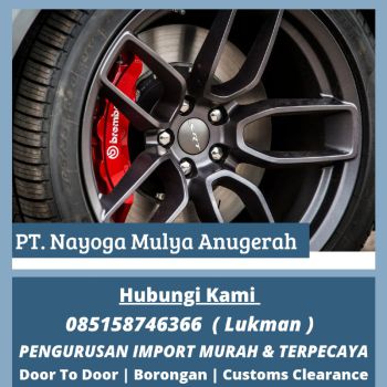 jasa import velg dari taiwan door to door to indonesia