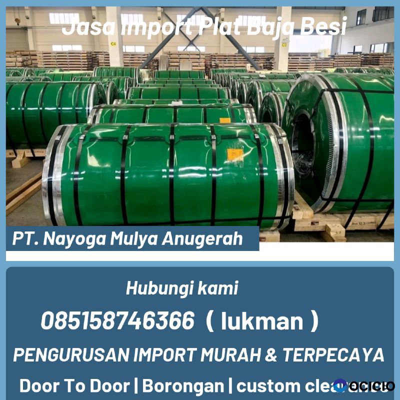 jasa kirim plat baja dari guangzhou - nayoga logistics